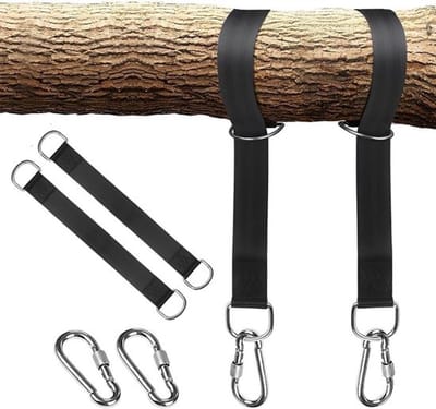 Allecto Plus - Hangmatbevestiging set van 2 stuks, nylon ophangriem