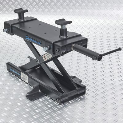 Datona® Motorlift - Lift voor motoren 500 kg - Hoogte 9-50 cm - Mechanische draaispindel - Rubberen steunen - Minilift 15 kg - Voor Framebuizen