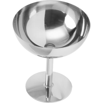 IJscoupe RVS Voedselkwaliteit Vaatwasserbestendig Stabiele Champagnecoupe voor Feest Familie Bar Café L white