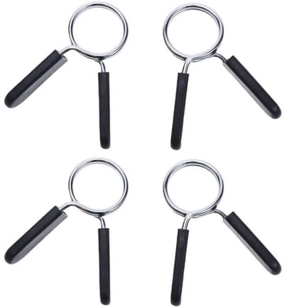 Veerbelaste halterklemmen, 4 klemmen, 25 mm/28 mm - Veerbelaste klemmen voor yogatraining