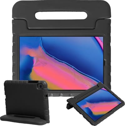 Hoesje - Geschikt voor Samsung Galaxy Tab A 8.0 (2019) - Kinderhoes Shockproof Bumper - Kidsproof Case - Tablethoes - Kinder Hoes Cover - Zwart