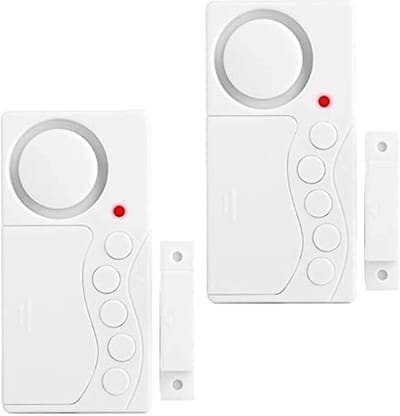 Draadloze Deuralarm met Instelbare Vertraging – 4-in-1 Veiligheidsalarm voor Koelkast en Ramen – 108dB Geluidsalarm