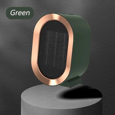 Mini Elektrische Ruimteverwarmer 600W – Groene Draagbare Persoonlijke Heater voor Thuis & Kantoor