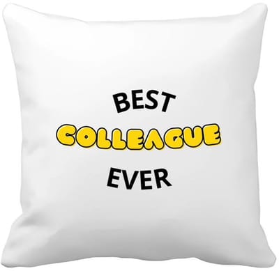 Akyol - best colleague ever Kussen hoes - Collega - iemand die een collega is - werk - beste collega - verjaardagscadeau - welkomscadeau - afscheidscadeau - gift - geschenk - kado - verrassing - 40 bij 40 cm