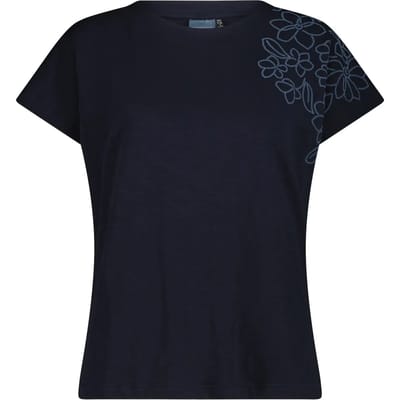 T-shirt van rekbare katoen jersey dames CMP