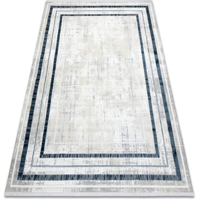 Kleden Rugsx Modern tapijt DUKE 51523 crème / blauw 80x150 cm