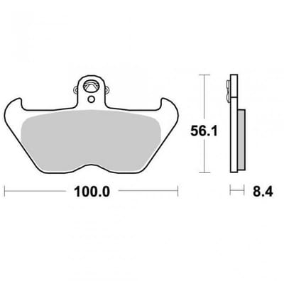 Plaquette de frein Vesrah pour Moto BMW 1200 K Rs Abs 1997 à 2000 AVG / AVD Neuf