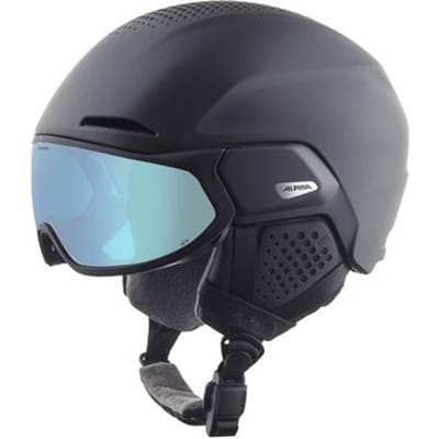 Alpina Oro QV MIPS Skihelm Met Photochromic Vizier - Zwart