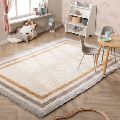 Little Olly Wasbaar kindervloerkleed - Milo Grijs - 80x150cm