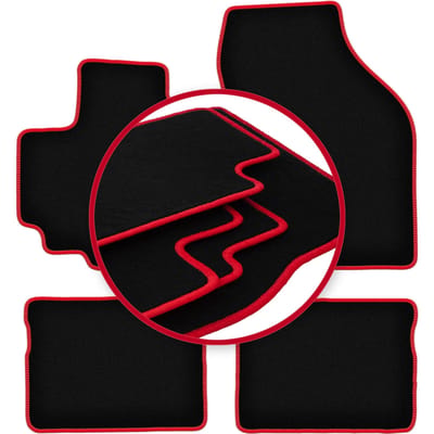 CARLUX-RED automatten voor: Suzuki Celerio hatchback (2014-)