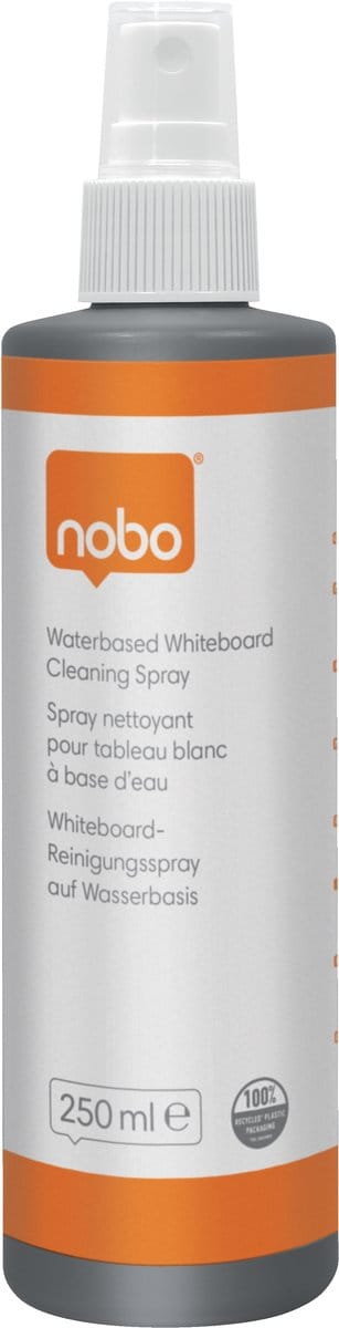 Whiteboardreinigingsspray nobo waterbasis 250ml | 12 stuks
