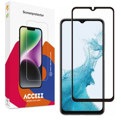 Accezz Screen Protector - Geschikt voor Samsung Galaxy A23 (5G) - Gehard Glass Full Cover