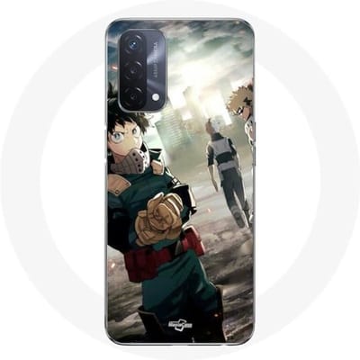 Coque Oppo A93 5G - Maniacase - My Hero Academia - Souple - Noir - Anime