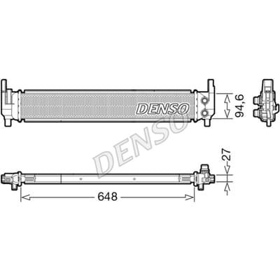 Radiator, motorkoeling DENSO DRM02042