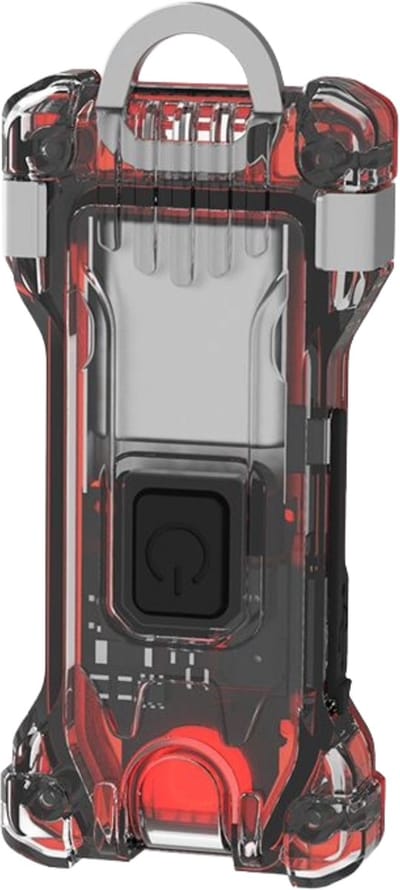 Sleutelhanger Zaklamp - Armytek Zippy WR - Oplaadbaar - 120 Lumen - wit & rood LED - Waterbestendig - Rood