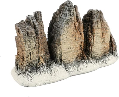 Aqua Della - Aquariumdecoratie - Vissen - Dolomieten Rots S - 15,4x6,5x8,8cm Meerkleurig - 1st