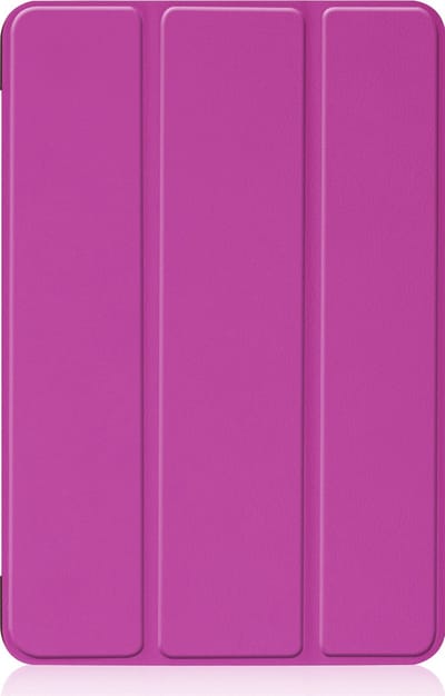Hoesje - Geschikt voor Apple iPad Air 6 (2024) - 11 inch - 6e Generatie - M2 - Dun & Stevig - Trifold Bookcase - Hard Cover - Hardcover Book Case - Tablet Hoes - Paars