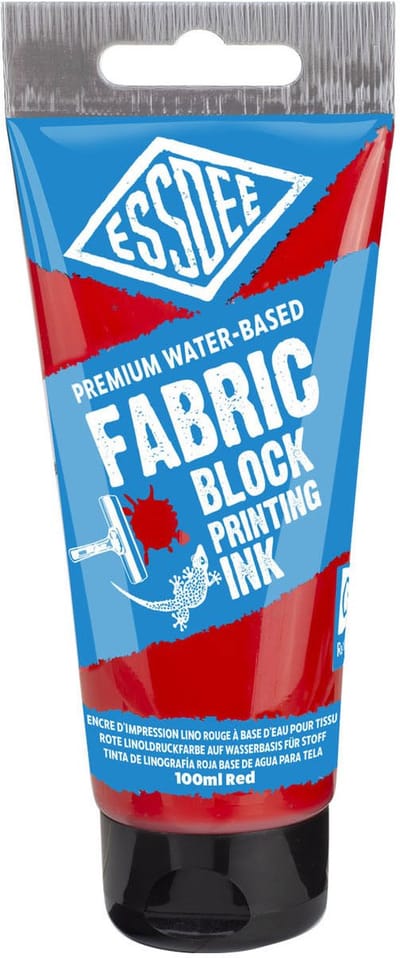 Essdee Fabric Printing Inkt Rood 100ml