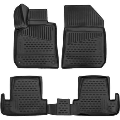 J&J AUTOMOTIVE | Tapis De Sol En Caoutchouc 3D Exclusive Pour Peugeot 308 2014-2021 noir