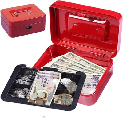 Draagbare safe box - Reis kist - Waardevolle spullen bewaren - Combinatie slot - 20 x 16 x 9 cm