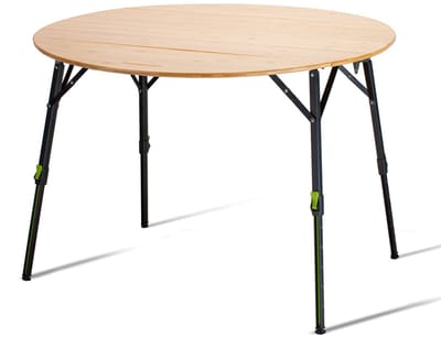 ZEMPIRE Kitpac Pro Round Campingtafel Rond, Bijzettafel