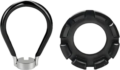 Nippelsleutel voor Fietsspeakers - Fietswiel Gereedschap, Spaken Afsteltool, Stalen Sleutel, 8-Weg Rond + Gebogen Enkel (2 Stuks)