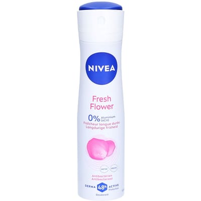 Nivea Fresh Flower 0% Aluminium Deodorant Spray 48h 150