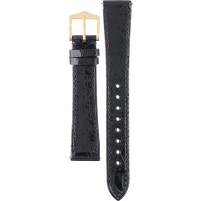Hirsch 18900850-1-16 Genuine Croco Horlogeband