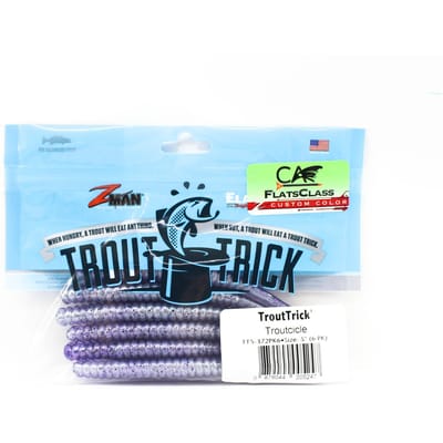 Zman Soft Lure Trout Trick 5 Inch 6/Pack Troutcicle (5247)