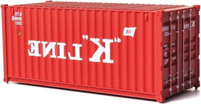 Model Container - Model Vrachtcontainer - Diorama Bouwen - Gedetailleerd Ontwerp - 15 cm - Grijs