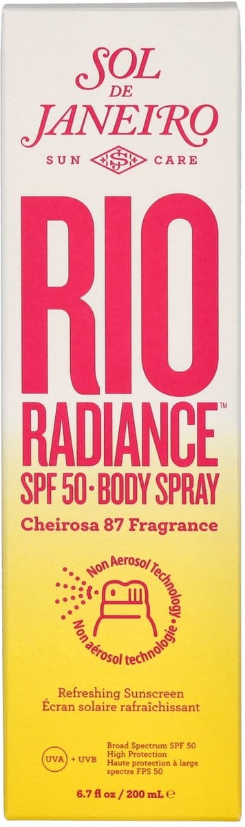Sol De Janeiro Rio Radiance Body Spray SPF50 200 ml - Non Aerosol Technology