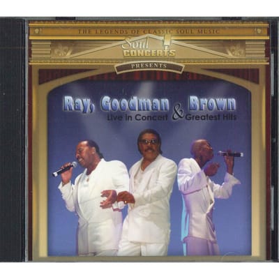 CD RAY GOODMAN & BROWN - Live in Concert: Greatest Hits  SOCO10842 SOUL CONCERTS Niet Japan Soul/Funk Gebruikt black