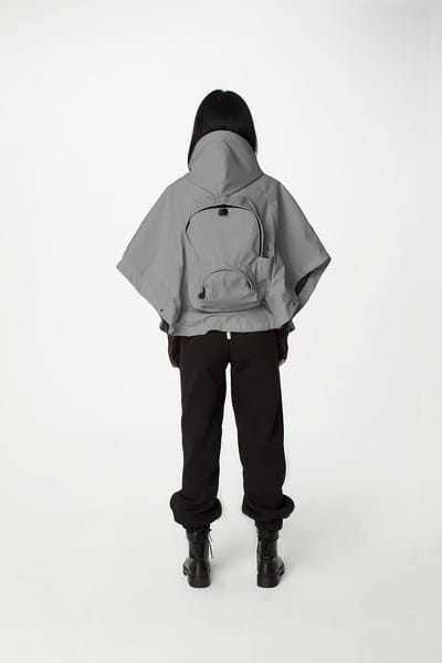Morikukko - Rugzak met Reflecterend Poncho - Waterdichte Regenjasstof
