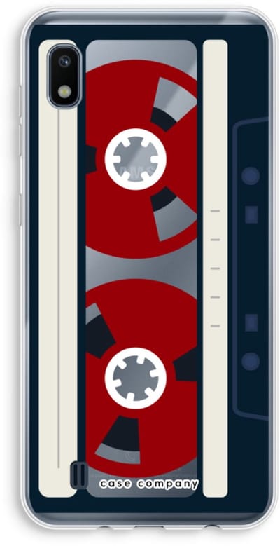 Case Company® - Hoesje geschikt voor Samsung Galaxy A10 hoesje - Here's your tape - Soft Cover Telefoonhoesje - Bescherming aan alle Kanten en Schermrand