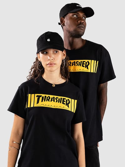 Thrasher Bar T-Shirt zwart