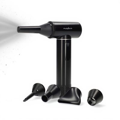 Nedis Air Duster - 130.000 RPM - 5000 mAh - Perslucht - 3 standen - Draadloos & Oplaadbaar - Turbo Fan