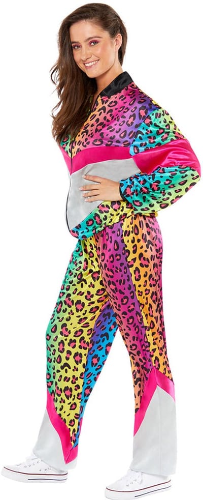 Neon Rainbow Leo joggingpak unisex maat S/48