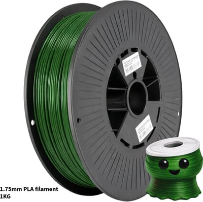 Groen PLA+ 3D Printer Filament 1.75 mm - Hoge Kwaliteit en Duurzaam - Compatibel met Creality, Bambu Lab, Esun en Andere 3D Printers - Perfect voor 3D Printen van Prototypes, Modellen en Accessoires - voor Professioneel en Thuisgebruik