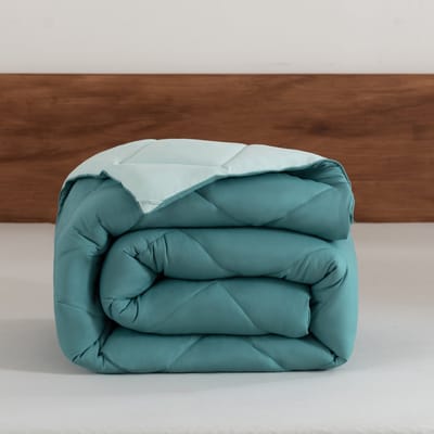 Snoozella ComfyBed Duo 240x200 - Olijf Groen - Dekbed zonder overtrek - Wasbaar hoesloos dekbed - 30 nachten proefslapen - All season winterdekbed & zomerdekbed
