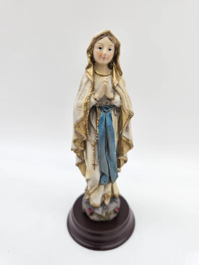 Lourdes - beeld 12,5 cm - materiaal polystone - religieus beeld