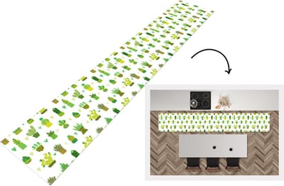 Keukenloper - Loper keuken - Vetplanten - Patronen - Cactus - 300x50 cm - Keukenloper vinyl