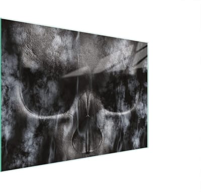 Glazen Snijplank - Kookplaat Afdekplaat - Keuken Beschermen - Gehard Glas - 30 x 22 cm - Decoratief
