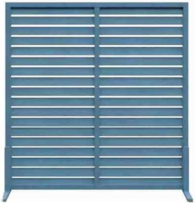 Houten Tuinscherm - Privacyhek Sierhekwerk - Tuin Decoratie - Sluiterontwerp - Niet gespecificeerd - Blauw