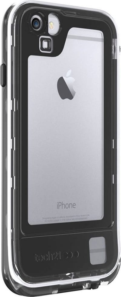 Tech21 Waterdichte Hoes hoesje geschikt voor iPhone 6s/6 - Zwart - Kunststof
