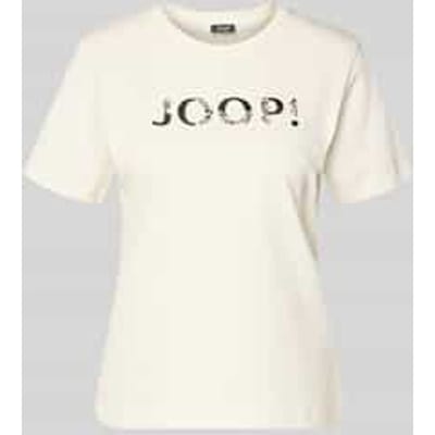 T-shirt met labelprint Model 'Tanna'