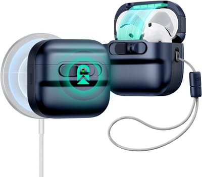 Beschermhoes voor AirPods 4 (2024) - Schokbestendige Cover in Blauw