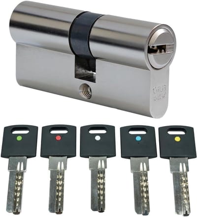 Dubbele Cilinder - Profielcilinder Deurslot - Veilige Toegang - Nood- en Gevarenfunctie - 30/35mm - Metaal