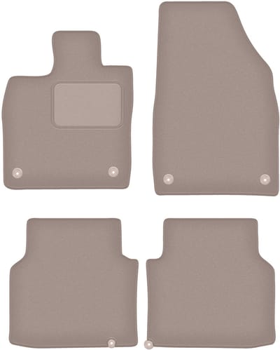 Wielganizator WLG-CARLUX Serie - Auto Vloermatten - Beige - Volkswagen ID.5