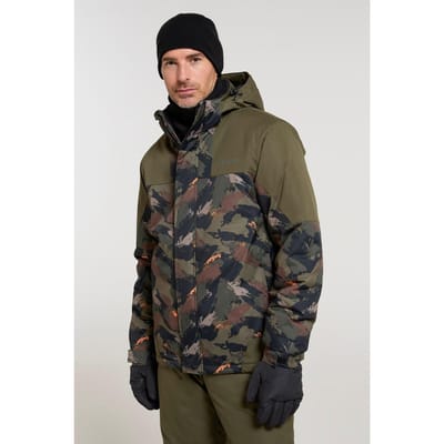 Mountain Warehouse Heren Camo Ski-jas & -broek (Kaki Bruin)