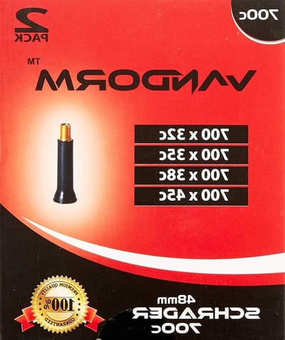 Fiets Binnenbanden - Banden Binnenwerk - Fietsen Onderhouden - Butyl Rubber Kwaliteit - 700x35/43c - Zwart